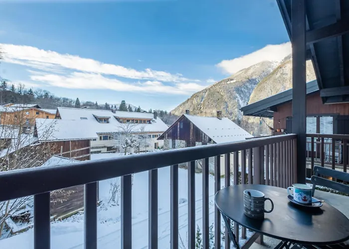 With View Near The Center Of * Chamonix