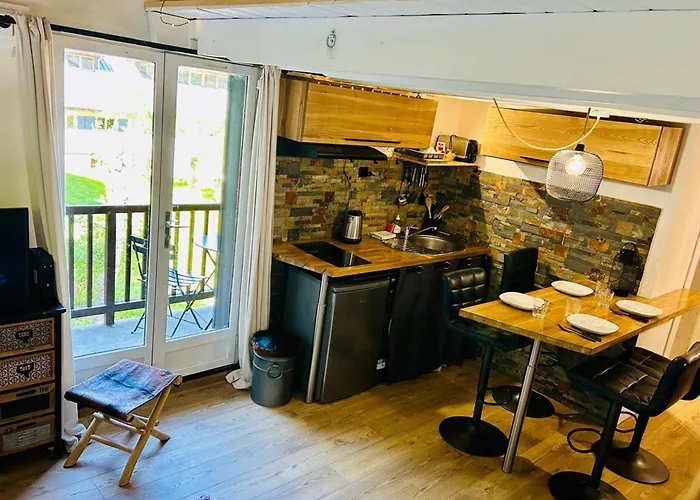 With View Near The Center Of * Chamonix